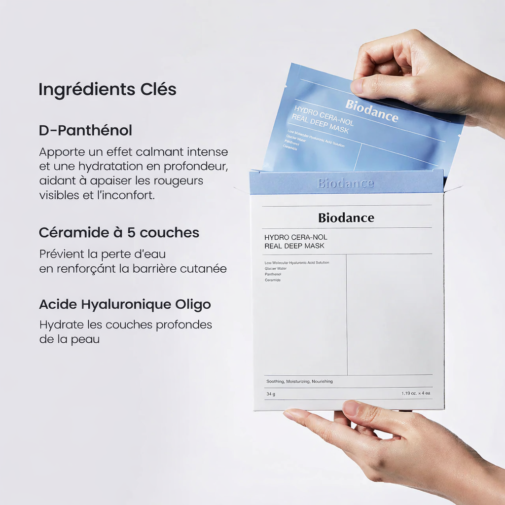 Masque Hydratant Biodance – Cera-Nol & Acide Hyaluronique