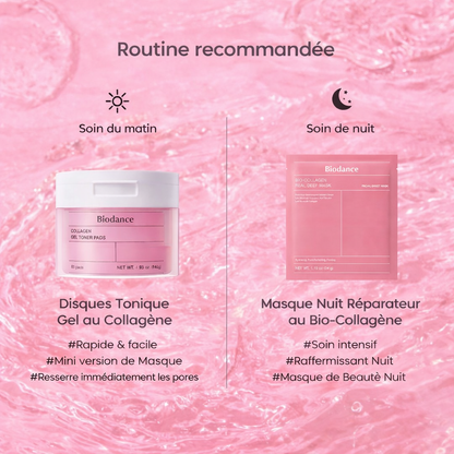 Pads Toner Collagène Biodance – Fermeté & Éclat