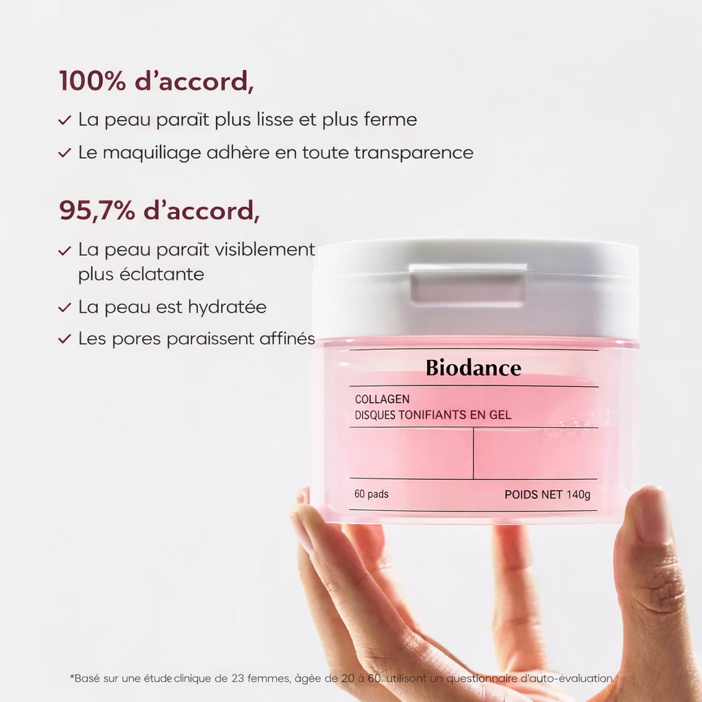 Pads Toner Collagène Biodance – Fermeté & Éclat