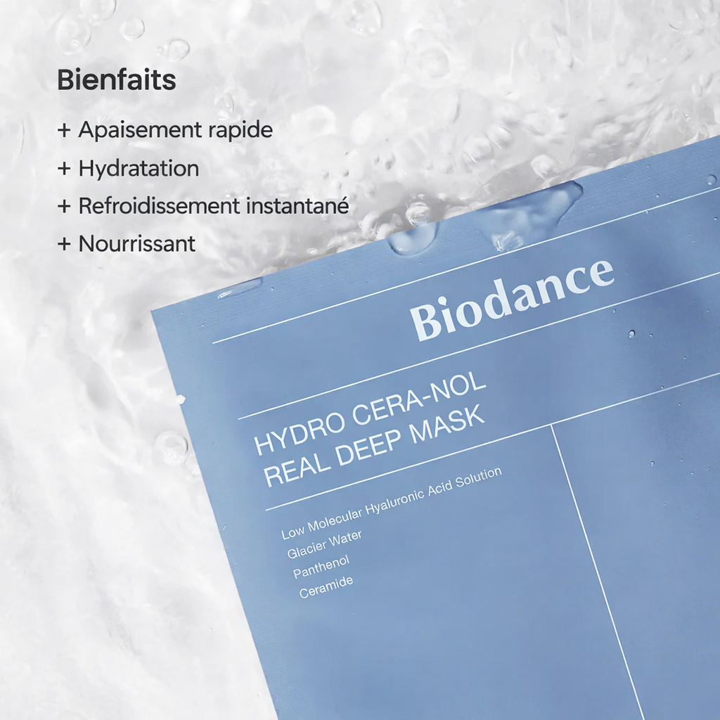 Masque Hydratant Biodance – Cera-Nol & Acide Hyaluronique